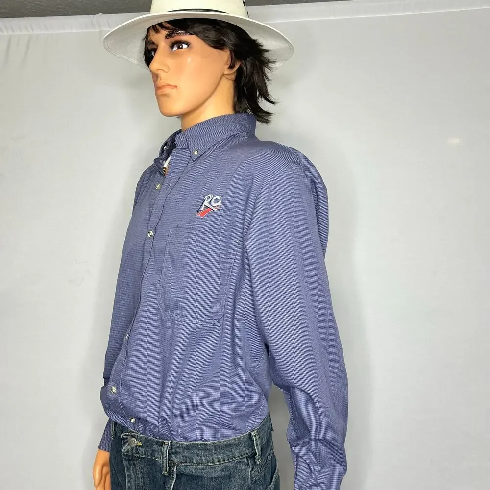 Vintage RC Cola Royal Crown Cola Men’s XL Uniform Shirt Riverside Embroidered